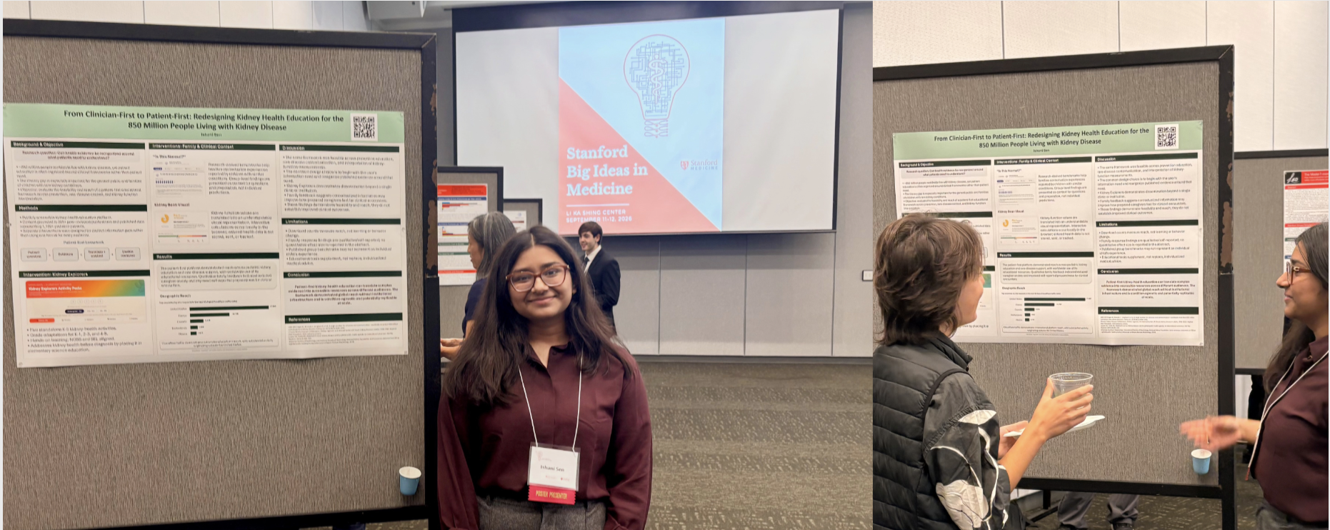 Ishani Sen presenting at Stanford Big Ideas in Medicine 2026
